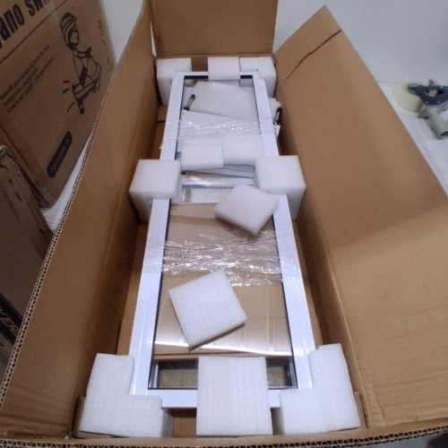 VEVOR DOG DOOR FOR SLIDING GLASS DOOR - 75-7/8" TO 80-11/16" - WHITE (MODEL: CWM03-M) image 2