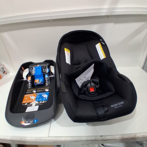 MAXI-COSI MICO LUXE+ INFANT CAR SEAT, LIGHTWEIGHT, EASY INSTALL WITH MAXILOCK - 30LB MAX - BLACK (MODEL: 22366CTWB) image 3