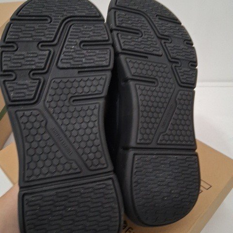 MEN'S FITVILLE LEATHER LOAFERS BUSINESS CASUAL SHOES - SIZE 9W -BLACK image 3
