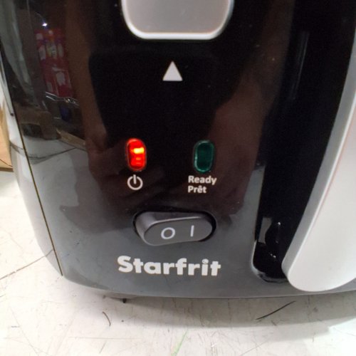 STARFRIT COMPACT ELECTRIC OIL DEEP FRYER WITH REMOVABLE CERAMIC BOWL AND VIEWING WINDOW - 2.5L CAPACITY - BLACK (MODEL: DF-118) image 2