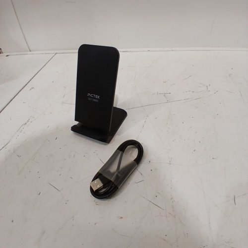 PICTEK FAST WIRELESS CHARGER STAND - 7.5W / 10W / 15W - BLACK (MODEL:PA082B) image 3