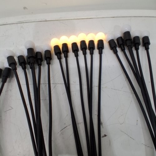 4PK OUTDOOR SOLAR LED FIREFLY DECORATIVE GARDEN LIGHTS - WARM WHITE image 2