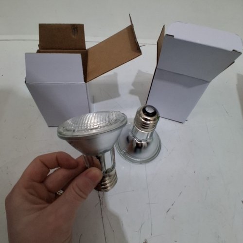 2PK NIOCLERCE HALOGEN PAR38 LIGHT BULBS - 2800 K - WARM WHITE image 3