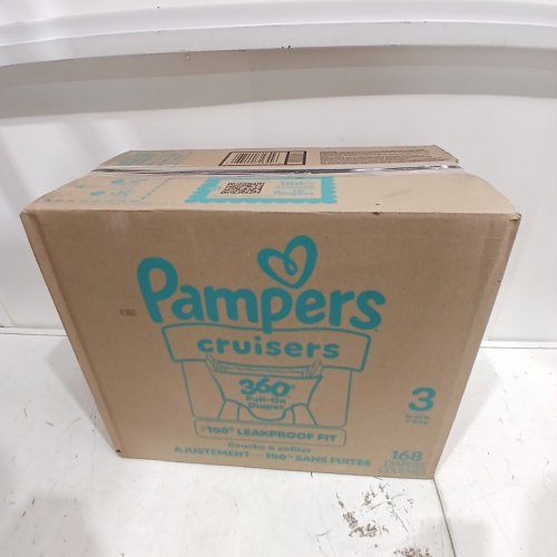 168PK PAMPERS CRUISERS DISPOSABLE BABY DIAPERS - SIZE 3 (16-28LBS) image 3