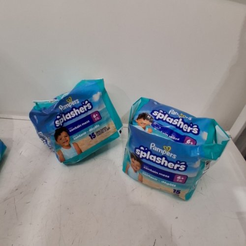 2 (15PK) PAMPERS SPLASHERS SWIM DIAPERS - SIZE 6+ image 2