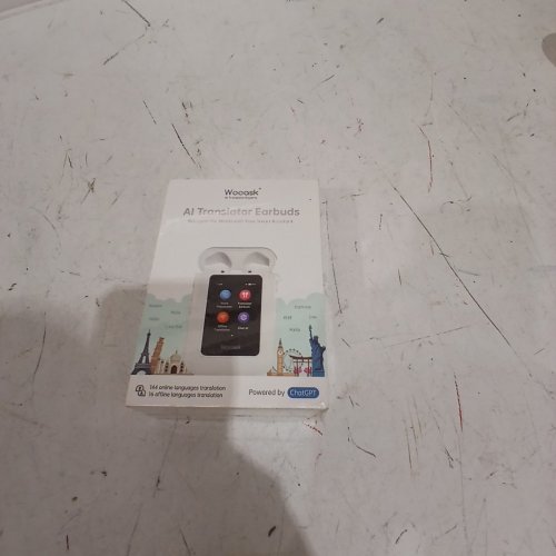 WOOASK AI TRANSLATOR EARBUDS - 2.0" TFT IPS; 1000 MAH; DC5V=1A; USB-C; WIFI (MODEL: A8) image 2