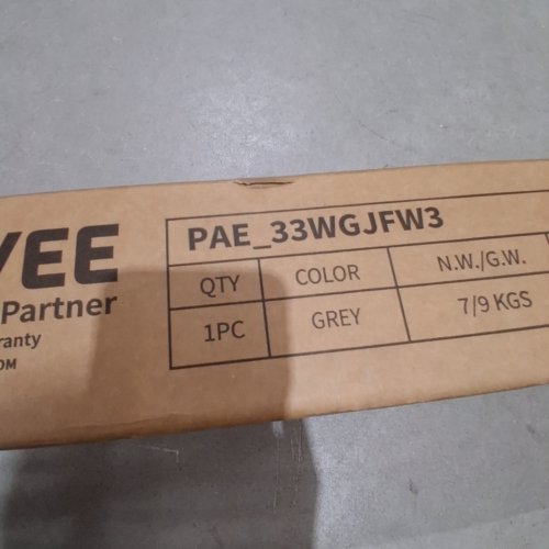 GARVEE HEAVY DUTY DIAMOND PLATE PVC GARAGE FLOOR MAT - 4FT X 8FT, NON-SLIP, WATERPROOF, CUT TO FIT - GREY (MODEL: PAE_33WGJFW3) image 2