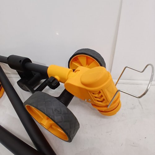 CORDLESS GRASS TRIMMER WEED WHACKER WITH 2 RECHARGEABLE BATTERIES - 21V - YELLOW image 4