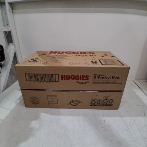 96PK HUGGIES SNUG & DRY BABY DIAPERS - SIZE 8 / 45+LBS - MULTICOLOURED (MODEL : 5641601) image 4