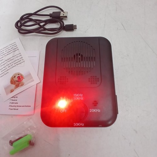 QUEENMEW DOG ANTI BARKING DEVICE - 33FT RANGE - BLACK (MODEL: K4) image 3