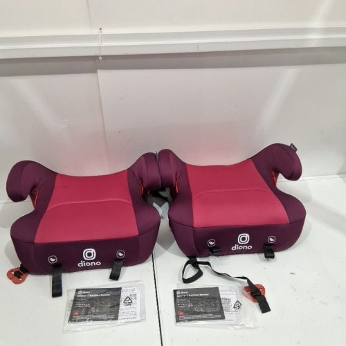 2PK DIONO SOLANA 2 BACKLESS BOOSTER CAR SEAT - PURPLE/PINK (MODEL: 32125-NA-01) image 3