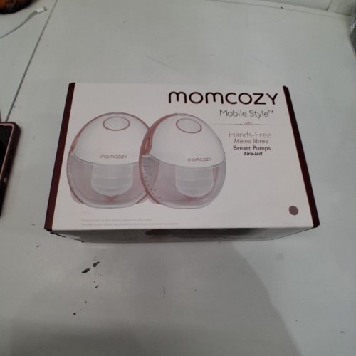 MOMCOZY MOBILE STYLE M6 HANDS-FREE SLIM DOUBLE BREAST PUMPS - GREY/WHITE (MODEL: BP311) image 2