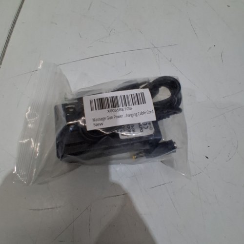 4PC MASSAGE GUN POWER ADAPTER WITH CONNECTOR TIPS - 12V - BLACK image 4