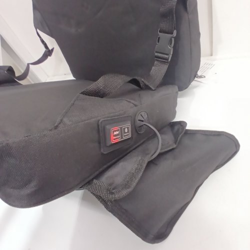 NICEC HEATED MASSAGE BLEACHER SEAT PAD - BLACK (MODEL: H-C) image 2