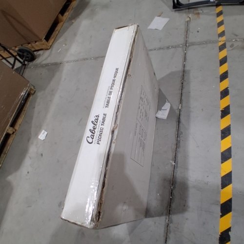 FOLDING ALUMINUM PICNIC TABLE - 38" X 32" - SILVER (MODEL: 50024564) image 5
