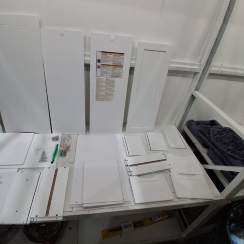 RIVERRIDGE ASHLAND COLLECTION 1 DOOR, 3 DRAWER FLOOR CABINET - 22'' X 13'' X 32'' - WHITE (06-086) image 4