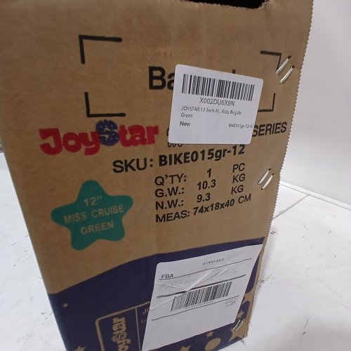 JOYSTAR KID CRUISER BIKE WITH TRAINING WHEELS - 12" - CRUISER GREEN (MODEL: BIKE015GR-12) image 2