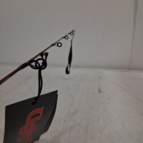 UGLY STIK CARBON ICE SPINNING FISHING ROD - 28" - RED/BLACK image 4