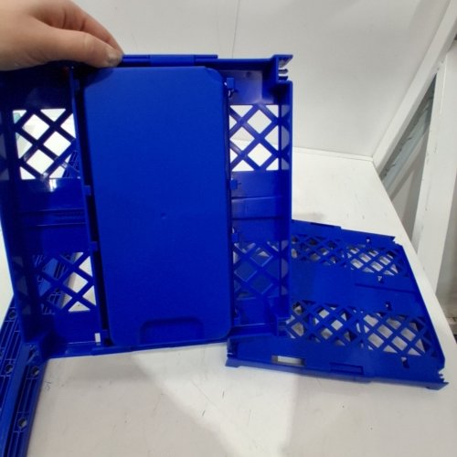 LOCKERMATE ADJUSTABLE DOUBLE SHELF WITH DRAWER - 8.5" X 5.5" X 12.5" - BLUE image 3