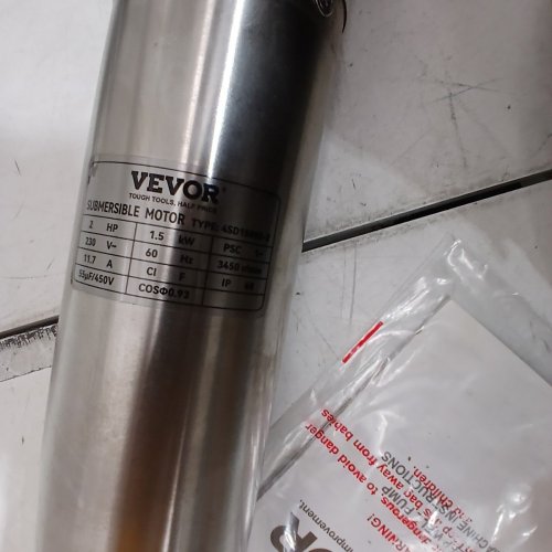 DEEP WELL SUBMERSIBLE PUMP - 2HP - 230V/60HZ - 35FT (MODEL: 4SSM5/12-2) image 3