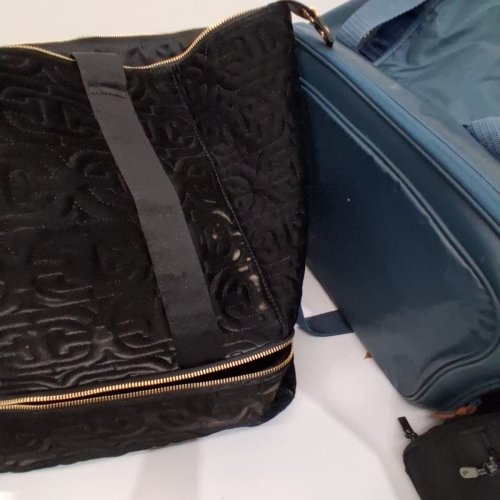 SAM EDELMAN ETHYL WEEKENDER DUFFEL HANDBAG - BLACK (MODEL: 1984946) image 5