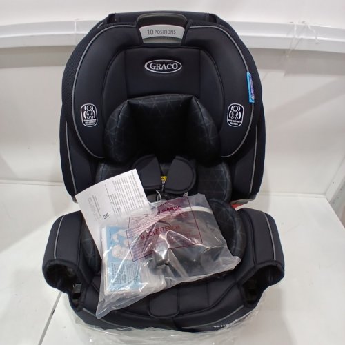 GRACO 4EVER 4-IN-1 CONVERTIBLE WASHABLE CAR SEAT - 4-120LBS MAX - BLACK (MODEL: 2168323) image 4