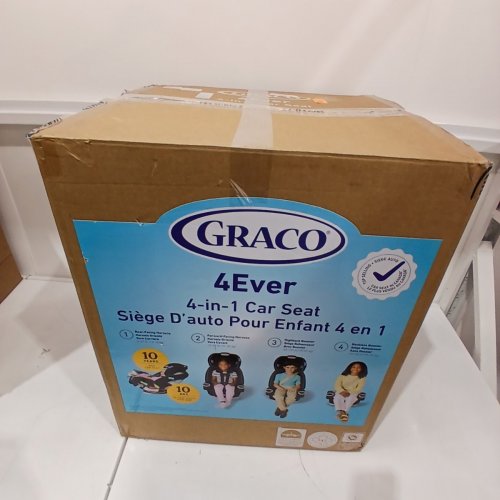 GRACO 4EVER 4-IN-1 CONVERTIBLE WASHABLE CAR SEAT - 4-120LBS MAX - BLACK (MODEL: 2168323) image 7