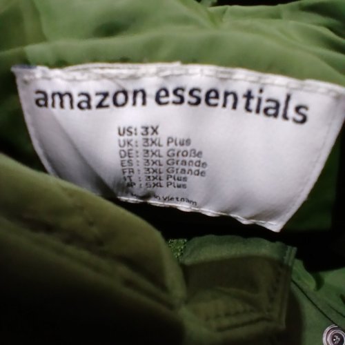 WOMEN'S AMAZON ESSENTIALS OVERSIZED LONG PUFFER JACKET - 3XL - GREEN image 3