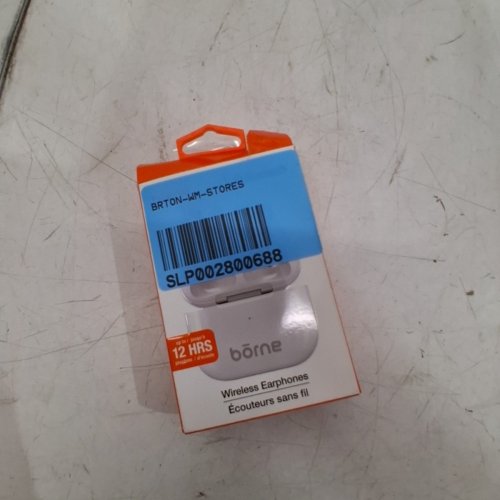 BORNE WIRELESS BLUETOOTH EAR BUDS WITH CHARGER- WHITE (MODEL:BTWS250) image 6