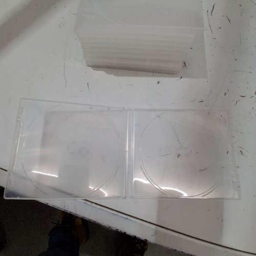 10PK CLEAR DOUBLE SIDED DVD/CD CASES - CLEAR image 3