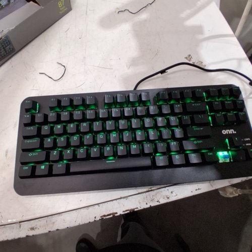 ONN RGB MECHANICAL COMPACT TENKEYLESS GAMING KEYBOARD - 87 KEYS - BLACK - (MODEL:ONA23HO018C) image 2