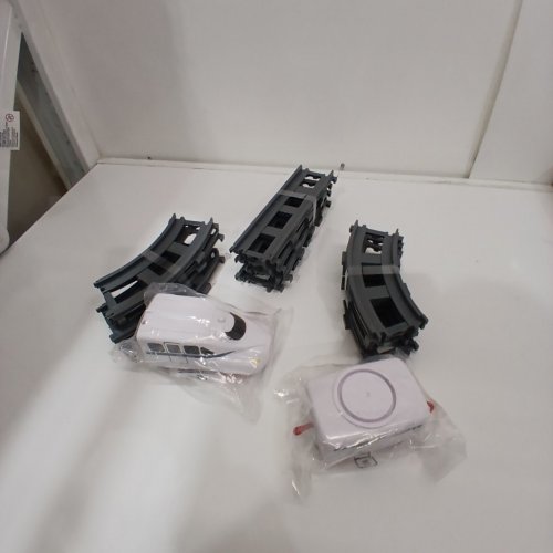 LATITUDE RUN ELECTRIC SUSHI CAROUSEL TRAIN - 77.5" - WHITE/BLACK image 2