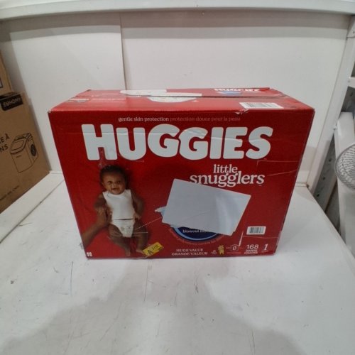 168PK HUGGIES WINNIE THE POOH LITTLE SNUGGLERS DIAPERS - SIZE: 1 image 2