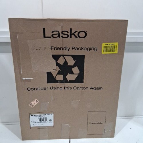 LASKO ADJUSTABLE ELEGANCE OSCILLATING PEDESTAL FAN - 18" - BLACK (MODEL: 1827C) image 6