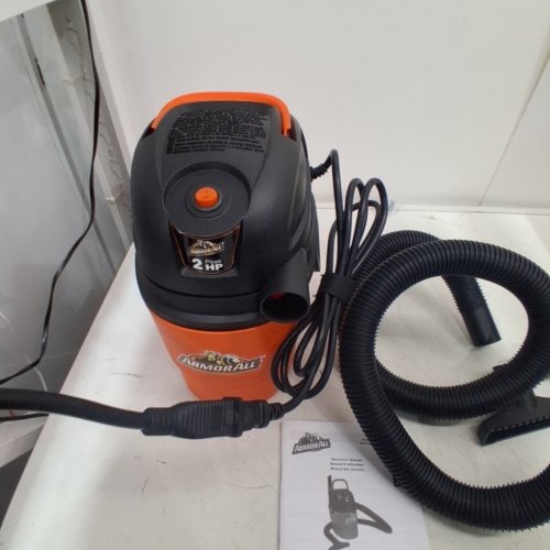 ARMORALL PORTABLE WET AND DRY PEAK HP VACUUM - 1.5GAL - ORANGE/BLACK (MODEL: AA155) image 2