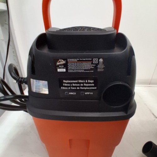 ARMORALL PORTABLE WET AND DRY PEAK HP VACUUM - 1.5GAL - ORANGE/BLACK (MODEL: AA155) image 6