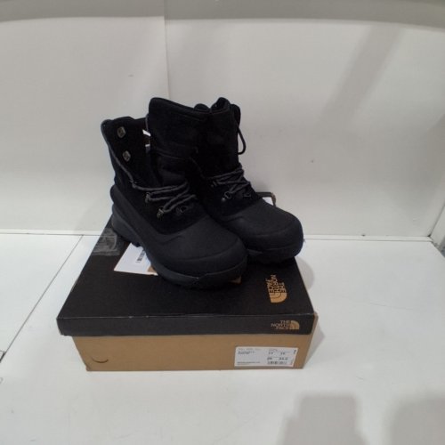 MENS THE NORTH FACE CHILKAT V LACE WATERPROOF BOOTS - 10US - BLACK (MODEL: NF0A5LW3) image 3