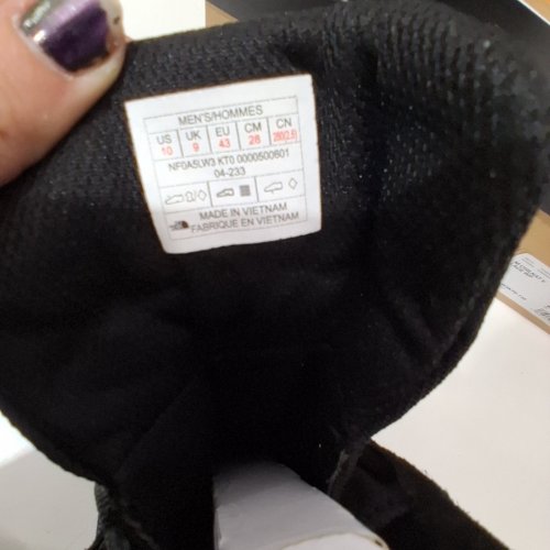 MENS THE NORTH FACE CHILKAT V LACE WATERPROOF BOOTS - 10US - BLACK (MODEL: NF0A5LW3) image 5