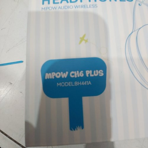 MPOW WIRELESS HEADPHONES - BLUE (MODEL: BH441A) image 2