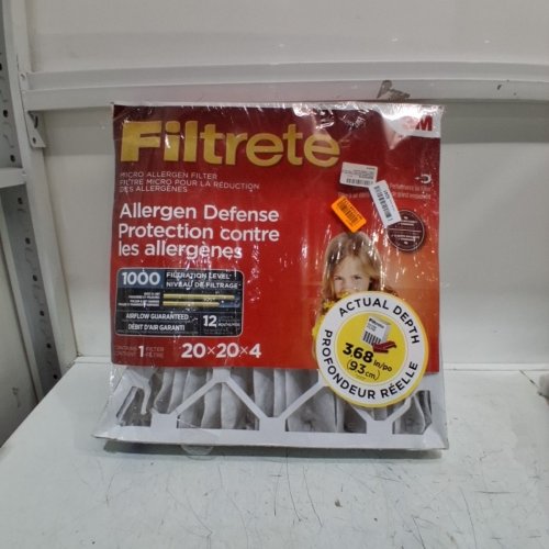 FILTRETE MICRO ALLERGEN FILTER - 20X20X4 - 3M image 2