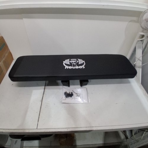 HOUBOS FLAT WEIGHT WORKOUT EXERCISE BENCH - 600LB - BLACK (MODEL: FLB01) image 3