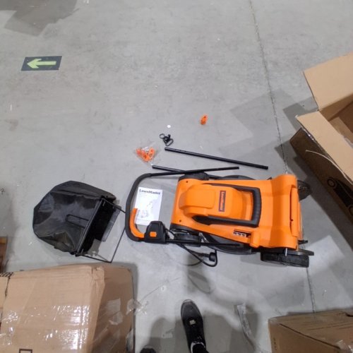 LAWNMASTER ELECTRIC CORDED LAWN MOWER - 15" 11AMP - BLACK/ORANGE (MODEL: MEB1114K) image 3