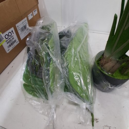 2PK ARTIFICIAL SNAKE PLANTS - GREEN (MODEL: PE-160TTN-2-CA) image 3