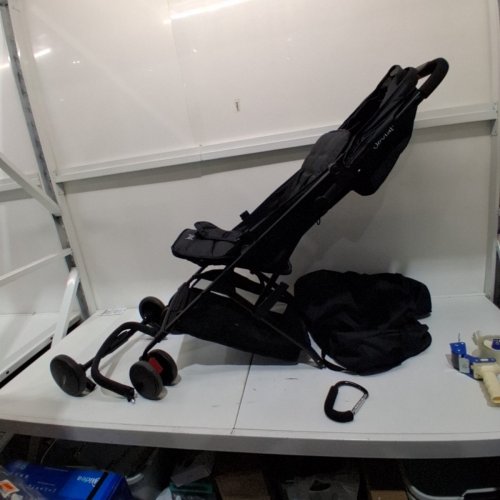 PYLE JOVIAL LIGHTWEIGHT FOLDING BABY STROLLER - BLACK (MODEL: CA-JPC20BK) image 2