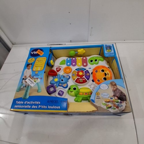 *FRENCH VERSION* VTECH TOUCH & EXPLORE ACTIVITY TABLE - WHITE - MULTI-COLOUR (MODEL: 5408) image 2