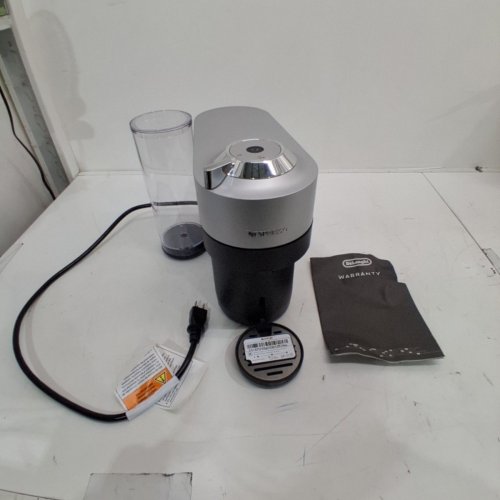 NESPRESSO VERTUO POP+ DELUXE BY DELONGHI SINGLE SERVE COFFEE & ESPRESSO MACHINE - TITAN GREY (MODEL: ENV95S) image 3