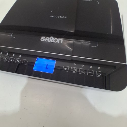 SALTON PORTABLE INDUCTION COOKTOP WITH TEMPERATURE PROBE - 1500W - BLACK - (MODEL: ID1880) image 2