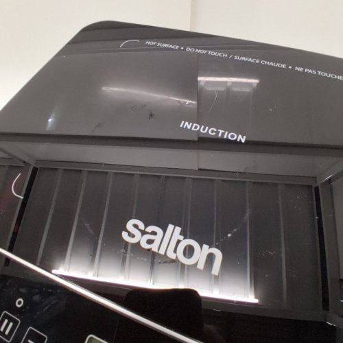 SALTON PORTABLE INDUCTION COOKTOP WITH TEMPERATURE PROBE - 1500W - BLACK - (MODEL: ID1880) image 5