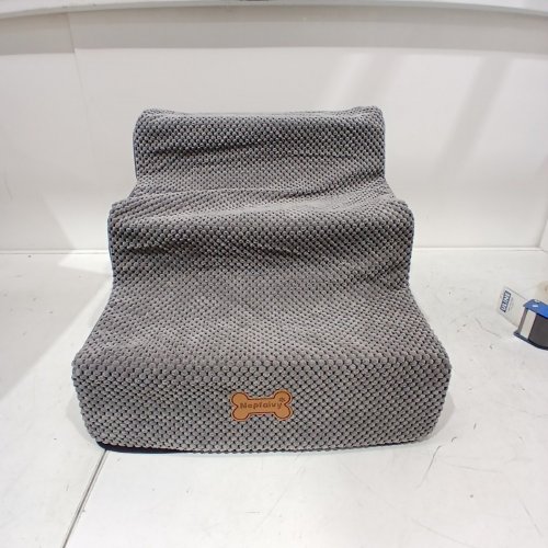 NEPFAIVY 3 TIER PET STAIRS - 18" X 16" X 13.5" - GREY image 2