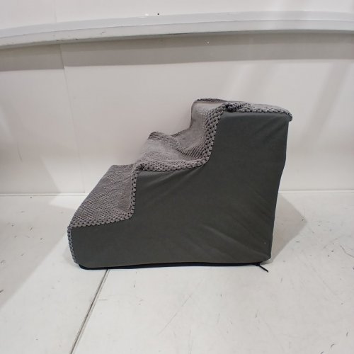 NEPFAIVY 3 TIER PET STAIRS - 18" X 16" X 13.5" - GREY image 3